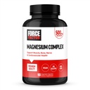 כוח גורם Magnesium מורכב תוספת תמיכה שרירים, עצמות, עצבים, ובריאות Cardiovascular, Magnesium Glycinate, Magnesium Citrate ו Magnesium Oxide, טבעוני, non-GMO, 90 קפסולות