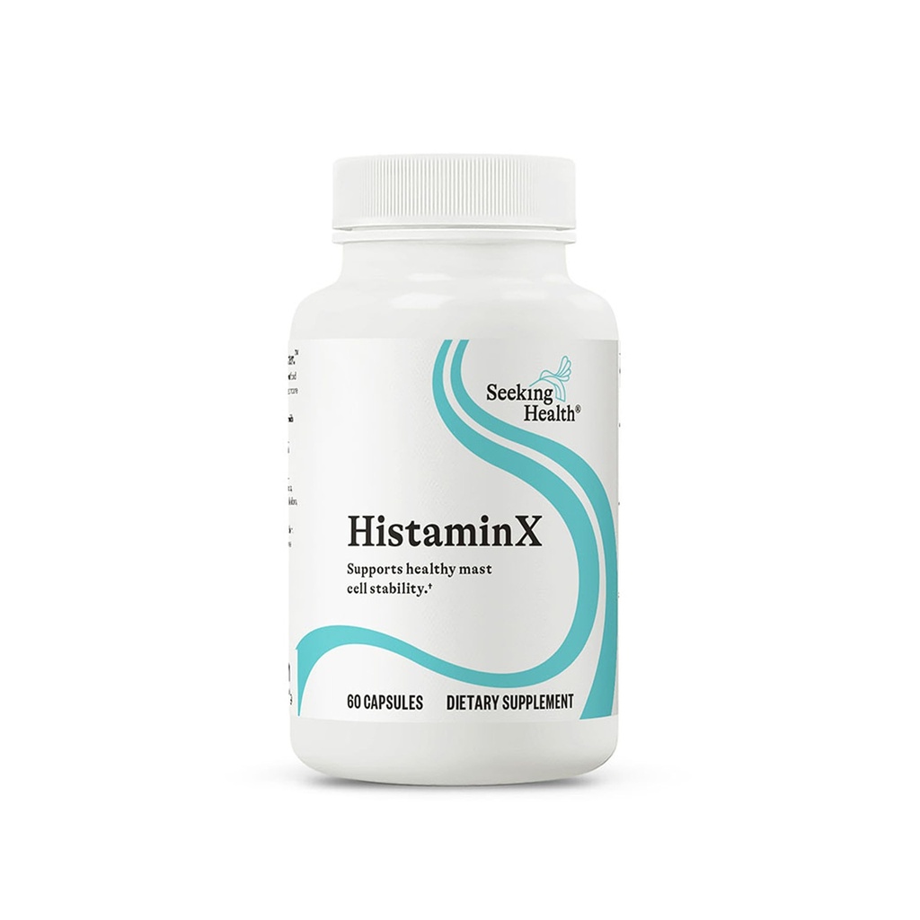 חיפוש בריאות HistaminX - תוספת עם Bromelain & Flavonoids - פורמולהאיידס בריא Swelling Responses & Seasonal Comfort - תמיכה במערכת החיסון עם אנטיoxidants - 60 קפסולות