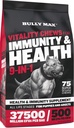 בולי מקס צ'אוס ו- Multivitamin מתייחס לכלבים Puppy & Adults - 75 צ'יפס רך, תוספי כלבים ווויטמינים עבור All Breeds - Skin, Coat, Brain, Heart, Digestive Health, Immunity, תמיכה משותפת
