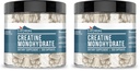 Earthborn Elements Creatine Monohydrate 200 קפסולות, Pure & Undiluted, No Additives (Pack of 2)