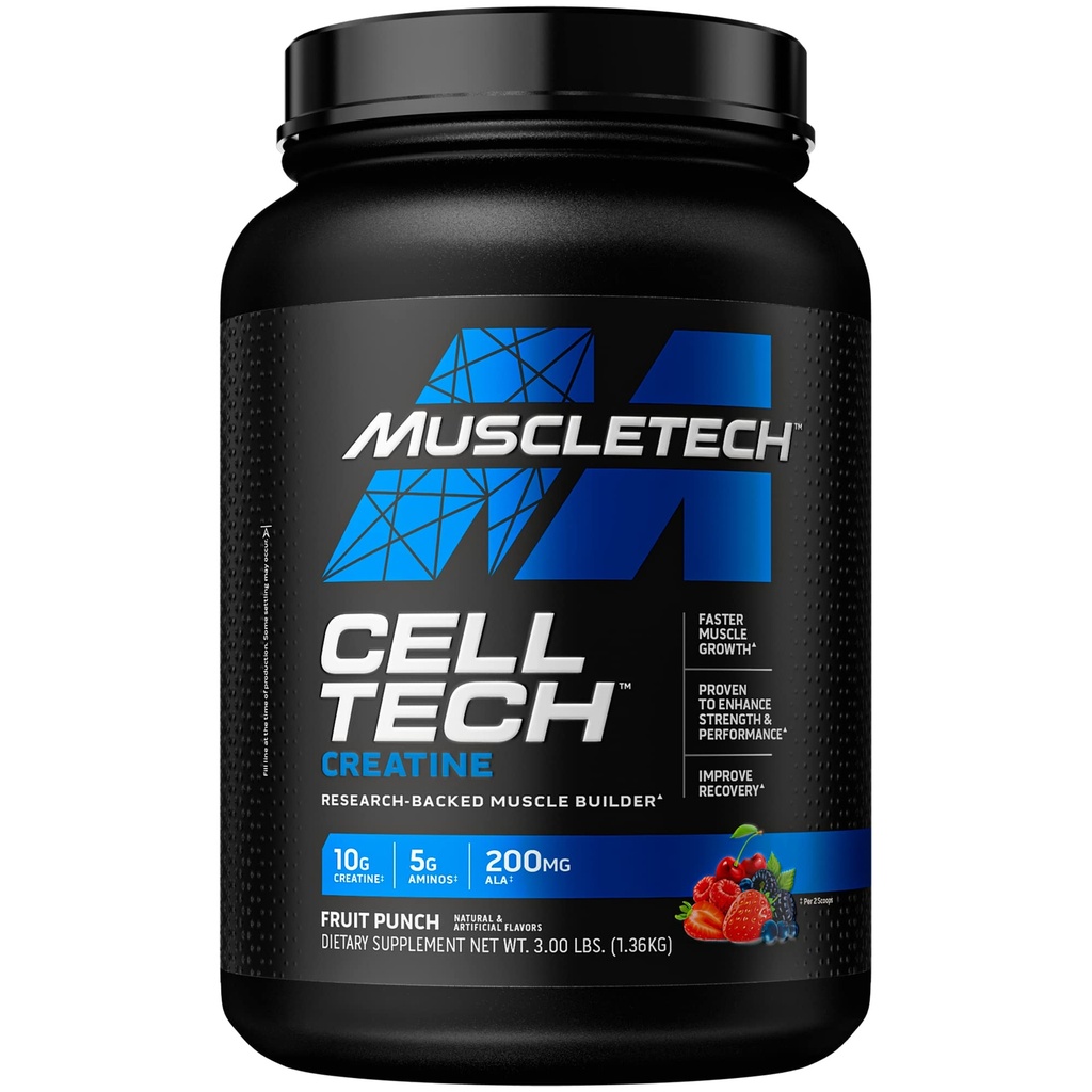 שריר צמחית Cell-Tech Creatine אבקת Bundle | שריר בונה & Post Workout Recovery drink for Men & Women