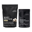 מחקר ספורט ® Creatine Monohydrate (100 משרתים) ו-Villa Whey חלבון (63 משרתים), הדינאמי Duo עבור Lean שריר בניין, שיפור ביצועים, כוח ועבודה התאוששות - ספורט חומרים מזינים
