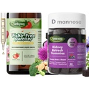 Q'ankyaq D mannose Gummies for Women, Kidney Cleanse Detox & Repair Gummies, Kids Sulforaphane Supplement, Broccoli Sprout Extract Liquid, Kids Appetite Booster (Ages 1+)