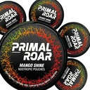 Primal Roar מנגו Shine - Stimulant-Free Deep Nootropics Pouches | Lion's Mane + Cognizin Citicoline + Huperzine A | Nicotine ו Caffeine-Free | 20 Pouches Per Can (100 מוחלט ב 5-Pack)