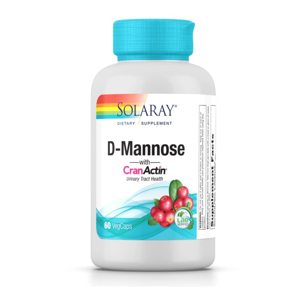 SOLA D-Mannose עם CranActin, 60 קפסולות צמחוניות