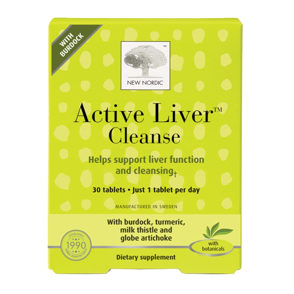 NORDIC Active Liverטיהור 30 יום, תמיכה נקייה, 30 טבליות (Pack of 1)