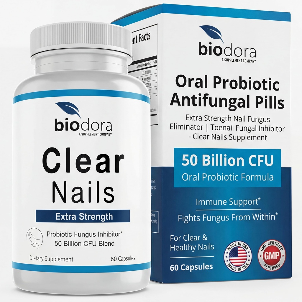 Clear Nails - תוספת כוח - Probiotic Fungus Inhibitor - 50 מיליארד CFU