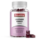 L Glutamine 1000 מ"ג חניכיים - סיוע שרירים & Immune תמיכה, Amino Acid תוספת עם Magnesium Glycinate, טבעוני & non-GMO, Gluten חינם (60 Count)