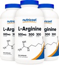 חומרים מזינים L-Arginine 500 מ"ג, 300 קפסולות (3 בקבוקים)