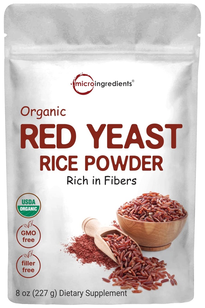 מיקרו המרכיבים של אבקת Yeast אורז, 8 אוונס (1 אספקת שנה), Non-GMO, טבעוני ידידותי
