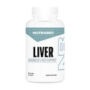 NutraBio Liver תוסף - Advanced Liver Support with Antioxidants, Milk Thistle Liver Detox, Glutathione, Tudca - מקדם ניקוי Liver Detox ותיקון - 90 קפסולות