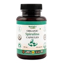 USDA אורגני Spirulina קפסולות - 100% תוספת טבעונית טהורה, non-GMO, Gluten-Free, Chemical-Free (120)