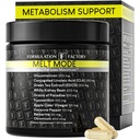 פורמולה מפעל Metabolism Booster - Melt Mode Natural Thermogenic תמיכה עם Glucomannan, L-Carnitine & Green Tea Extract - Advanced Satiety & Energy - 120 קפסולות, 2 חודשים אספקה