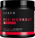 Kaged Stimulant Free Pre Workout אבקת פירות Punch Pre-Ked פורמולה עם Creatine, Betaine No Jitters 20 משרתים