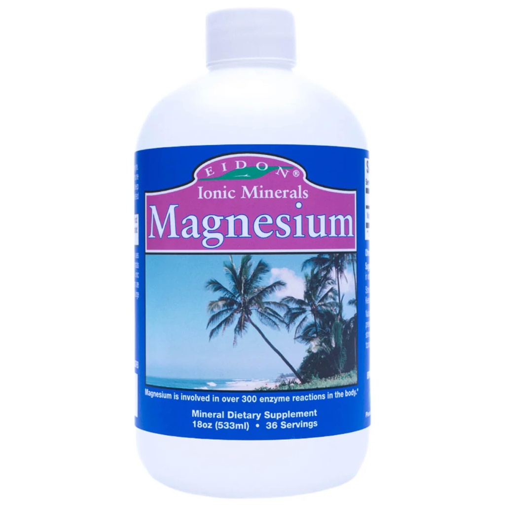 Edon נוזל Magnesium Concentrate - Ionic Magnesium Drops תוספת למבוגרים, גברים ונשים, תומך רגיעה שרירים, ביו-זמינות, ללא תוספות או Preservatives - 18 oz