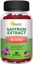 ASquared Nutrition Saffron Gummies - Saffron לחלץ תוסף - תוספי חניכיים טהורים אלטרנטיביים לקפסולות, גלולות, אבקה ותה