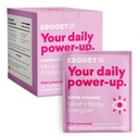 משקה אנרגיה EBOOST ואבקת אלקטרוליט, 20 Packets - Super אבקת פינק Lemonade with No added Sugar - תערובת חיונית של ויטמינים, Nootropics & Natural Caffeine ו הידרציה - Pre & Post Workout עבודהout