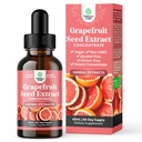 GSE Grapefruit Seed Extractic - One Drop Daily - Super Concentrated Grape Seed Extracts Rich ב Bioflavonoids & Polyphenols for Gut Health & Immune Support - 2OZ - 60 משרתות