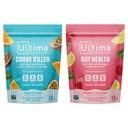 Ultima Replenisher Electrolyte אבקת לשתות Mix Bundle - סוכר חינם - Crave Killer and Gut Health, 14 Stickpacks - 6 אלקטרוליטים ומינרלים - Keto Friendly, טבעוני, non-GMO