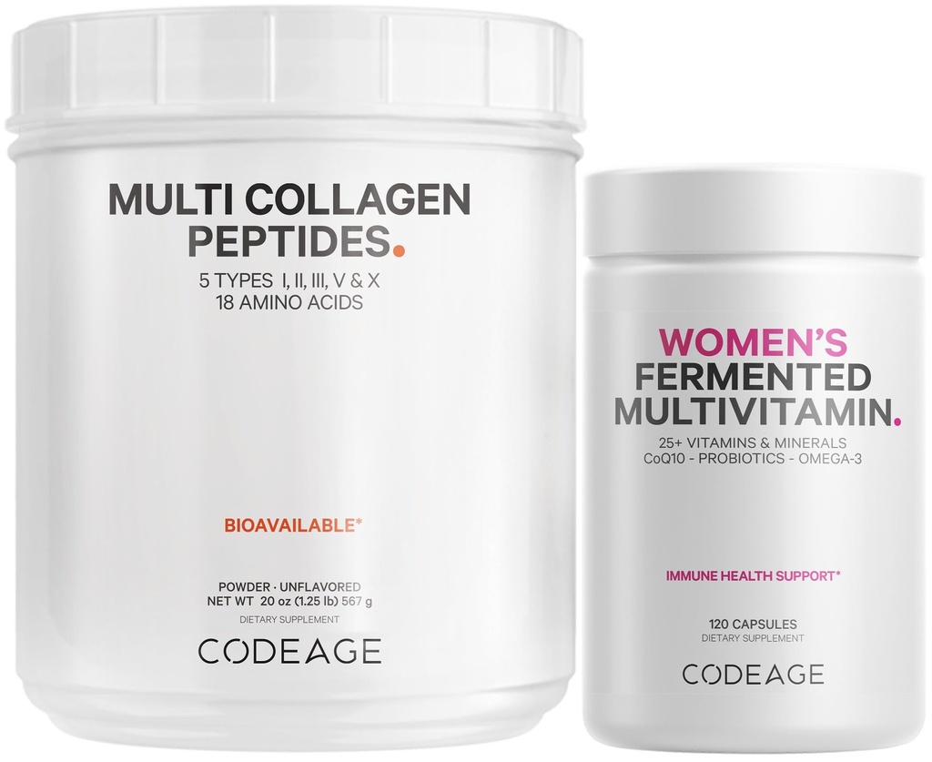 Multi Collagen Protein + Women's Daily Multivitamin Bundle