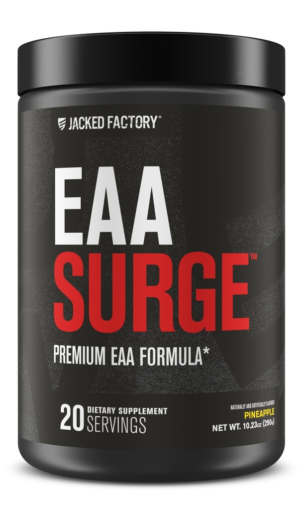 מפעל ג'ק EAA Surge Essential Amino Acids אבקת - EAAS & BCAA Intra Workout תוסף W / L-Citrulline, Tairine, ועוד עבור בניית שרירים, כוח, אנדורנס, התאוששות - Pineapple, 20svvvvlline, 20svvvvance, 20svvance, 20svvance, 20svvance, 20svvance, 20svvvvvvvvvvvvvvvvvlline.