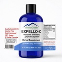 Expello-C - Ultimate Detox - ניקוי ו- Detox - Echinacea, Goldenseal & Red Clover תוסף - אלכוהול חינם נוזל נוזלי ניקוי, Kidney ניקויse ו- System Booster, 16 Fl Oz.