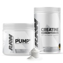 RAW Nutrition Creatine Monohydrate & Unflavored אבקת טרום עבודה