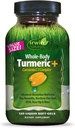 Irwin Naturals Whole-Body Turmeric + Curcumin C3 Complex - 120 נוזל Soft-Gels - עם Boswellia, Sea Pine Bark, MSM & Rose hip