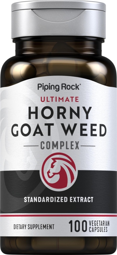 Piping Rock Horyt Weed for Men | 100 קפסולות | תוספי מזון מורכבים האולטימטיביים | Vegetarian, non-GMO, Gluten Free Free