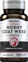Piping Rock Horyt Weed for Men | 100 קפסולות | תוספי מזון מורכבים האולטימטיביים | Vegetarian, non-GMO, Gluten Free Free