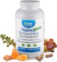 One Planet Nutrition Nano Boswellia 500 מ"ג Veggie קפסולות (120 משרתים), Boswellia Srrata Resin, תומך בתפקוד הקוגניטיבי לבריאות המוח, Non-GMO, טבעוני, Gluten-FreeFree