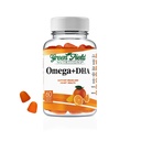 Greenfield Nutritions Halal אומגה 3 Chewable חניכיים עם DHA למבוגרים - 60 חניכיים הליאל ויטמינים, תומך המוח, הלב ומערכת החיסון - טבעוני, non-GMO Gluten-Free Gelatin-Free Halal וויטמינים