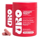 O Positiv URO Urinary Tract בריאות תוספת לנשים, 60 הרוזן (Pack of 2) - ויטמין תמיכה שתן עם פלחי קריין שלמים, D-Mannose, & ויטמין C - טבעוני וגלוטן חינם חינם חינם חינם חינם