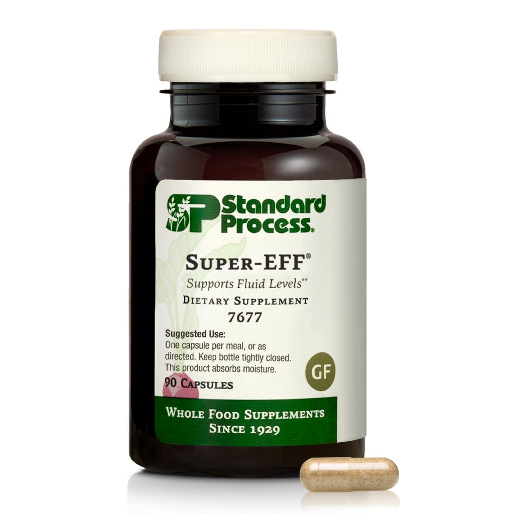 Standard Process Inc. Super-EFF - Whole Food Energy with Flaxseed Oil and Spanish Moss - 90 קפסולות