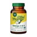 Mega Food אומגה 3 6 9 - תוסף Burp-Less - 600 מ"ג צמחי מבוסס אומגה 3 ו-150 מ"ג DHA Per משרת - Heart, Brain, Vision & Joint Support - Fish Oil Alternative - 60 קפסולות, 30 משרתים