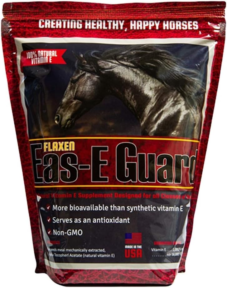 Flaxen EAS-E Guard 4 lb, ויטמין טבעי E Equine תוספת, עם אנטיחמצן חשוב