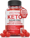 Atlantis Nutrition Sugar-Free Keto ACV Gummies for Weight Loss - Apple Cider Vinegarmies פורמולה עם 750MG ACV Per משרת - תמיכה עיכול, ירידה במשקל, Detox & ניקוי - 60 הרוזן