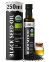 RAWYA שחור Seed שמן - USDA אורגני מוסמך - Cold Pressed - 8.4 Fl oz - תוספת בתולה - טורקי Black Cumin Seed - Premium Nigella Sativa עם Thymoquinone - Kalonji - Non-GMO, Gluten-Free - תוספי תזונה חינם - תוספת טעם חזק