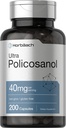 Horbäach Policosanol 40mg | 200 קפסולות | Non-GMO ו- Gluten Free Supplement