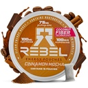 המורדים Nootropic Energy Caffeine Pouches (Cinnamon Mocha) - 100 מ"ג Caffeine - Alpha GPC - Huperzine A & Essential ויטמינים - סוכר חינם - טכנולוגיית סיבים קוקוס - 15 Pouches Per Can (Pack of 1)