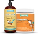WONDER PAWS אומגה Max Fish Oil Plus Probiotic Chews - for Dog Joint Health, Skin Moisture, Gut Health & Daily Wellness - אומגה מקס 16 אוונס