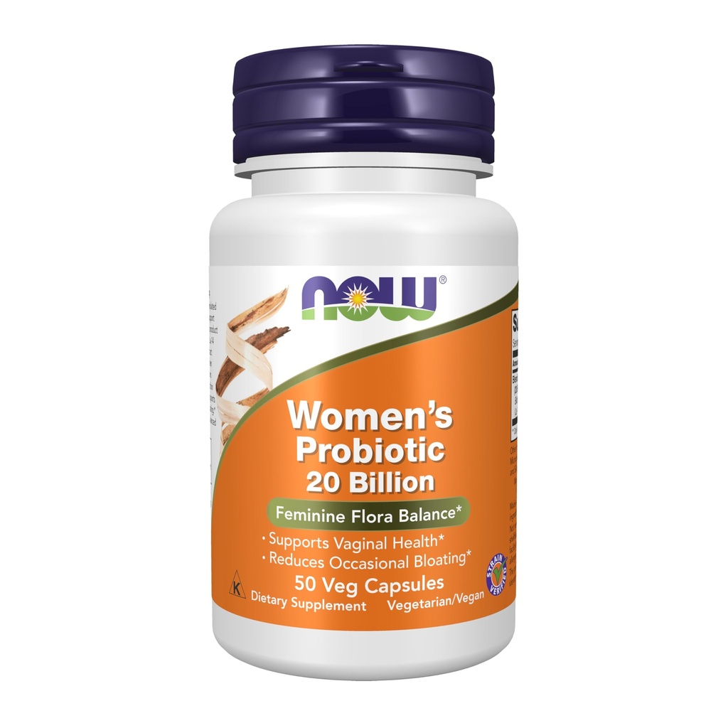 עכשיו תוספי מזון, Probiotics של נשים, 20 מיליארד, במיוחד פורמולה באמצעות שלושה סטרינס פרוביוטיים נבדק קלינית, 50 ואג קפסולות