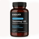 Endur TAUROMAG-SR Magnesium N-Acetyltaurinate, Brain Health Supplement, Helps Promote Memory Function, Gluten Free, 375 מ"ג (90 טבליות)
