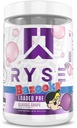RYSE לטעון אבקת עבודה מוקדמת - Bazooka Grape - Daily Pre-Workout for Men & Women with 390 מ"ג Caffeine, Betaine, and Citrulline for Pump, Focus, and Energy - 30 משרתים