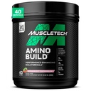 שריר | BCAA Amino Acids + אלקטרוליטה אבקה | 7g של BCAAs + אלקטרוליטים תמיכה | בניית שריר Lean & Boost Endurance | Strawberry Watermelon | 593 גרם | 40 משרתים