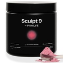 PVOLVE Sculpt 9 EAA & BCAA אבקת עבור נשים | מאוד ברי פלאמור | Essential Amino Acids תוספת עבור שריר Lean, התאוששות וחוזק