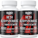 1400 מ"ג Beta Ecdysterone ו- Turkesterone תוספי מזון, מקסימיזציה 98% Beta Ecdysterone ו-20% Turkesterone Extract forשרירים Mass,Strength, חלבונים Synthesis, 120 קפסולות