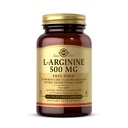Solgar L-Arginine 500 מ"ג - 100 קפסולות ירקות - Nitric Oxide Stimulator - Non-GMO, טבעוני, Gluten Free, Milk Free, Kosher - 100 משרתים