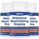 DAO Enzyme תוסף Histamine Diamine Oxidase תוסף עבור Smooth Digestion - Made in USA - 60 Softgels (3 בקבוקים)
