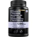 קפסולות תמיכה בשינה 12-in-1 - Melatonin-Free ו- non-Habit Forming Sleep Supplement with a Balanced Band of Magnesium, Ashwagandha, L-Tryptophan, Valan Root, GABA ו-5HTP (90 קפסולות)
